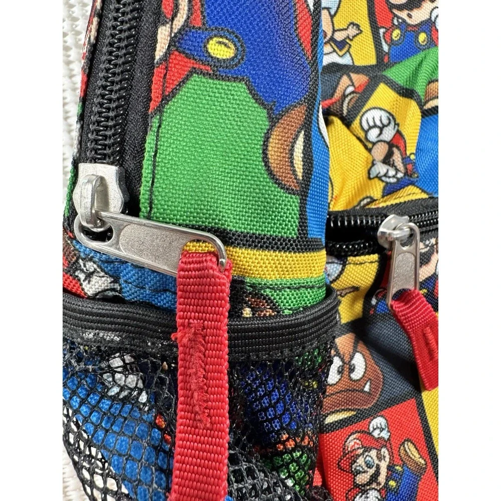 Bioworld Nintendo Super Mario Bros Comic Backpack Kids Multicolor School Bag 16